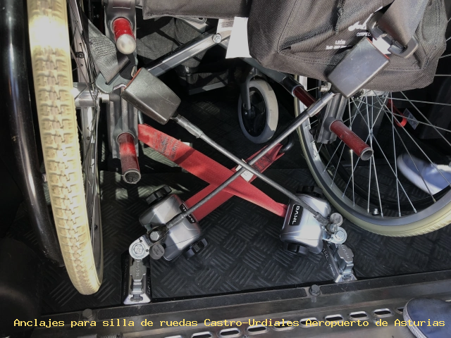 Seguridad para silla de ruedas Castro-Urdiales Aeropuerto de Asturias